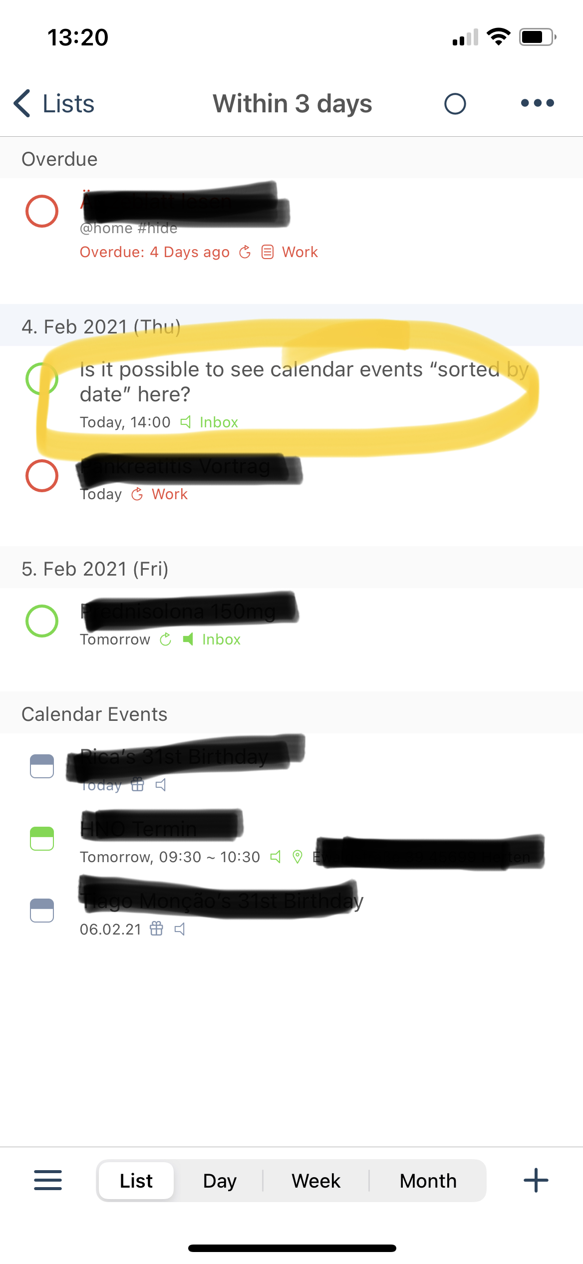 goodtask add event to calendar